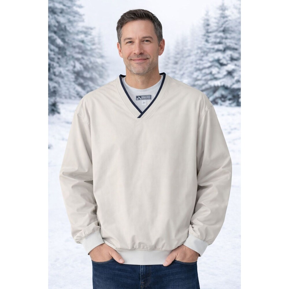 Storm Creek Pullover Men's Size 2XLT Golf Jacket Vented NWT Khaki